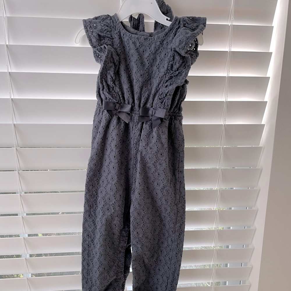 Max Studio kids - Girl toddler overall with headband (3T)